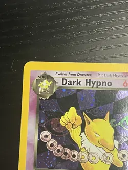 Pokemon TCG Dark Hypno 9/82 Team Rocket Holo Rare Vintage Card - WOTC 1999 LP - Image 3