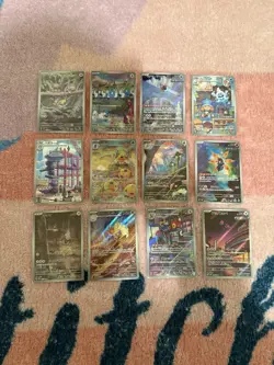 2023 Pokemon Japanese SV4M-FUTURE Flash Art Rare 12 Card AR Set - Image 1