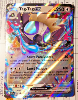 Pokemon Francais Card Holo Carte Promo TAG-TAG SVP 100 EX FR NM 2024 - Image 1