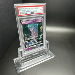 PSA 9 Mewtwo GX 78/73 SECRET RARE Mewtube SM Shining Legends Pokemon Card MINT - Image 1