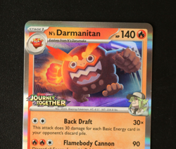 Pokemon Card TCG - N's Darmanitan SVP 181 STAFF - Stamped Black Star Promo - NM⭐ - Image 2