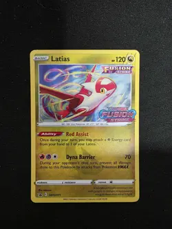 LATIAS - SWSH171 - PRE RELEASE STAMP - FUSION STRIKE - PROMO - POKEMON CARD - Image 1