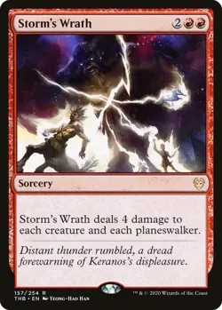 Storm's Wrath Foil NM #157 Theros Beyond Death MTG - Image 1