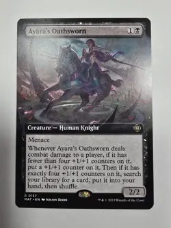 Ayara's Oathsworn (Extended Art) March of the Machine: The Aftermath Regular Mtg - Image 1