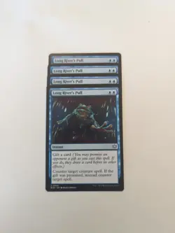 (4) Long River's Pull *PLAYSET* Bloomburrow Regular NM MTG - Image 1