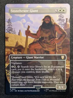 Stonehewer Giant - Borderless - LOTR: Tales of Middle Earth (MTG) - Image 1