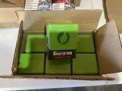 Case Of 6 MTG Ultra Pro Force of Will - STONE Magic Stone Flip Deck Box Green - Image 4