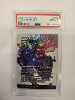 Final Fantasy MTG PSA 10 FOIL Terra Branford Urza, Lord High Artificer Showcase - Image 1