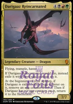 Darigaaz Reincarnated 1x FOIL DOM MTG Dominaria Mythic MINT black red green - Image 1
