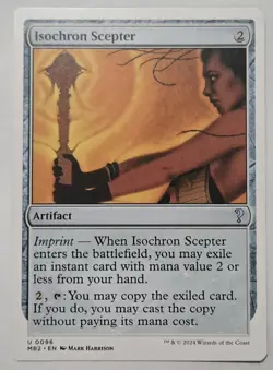 mtg magic isochron scepter ENGLISH sceptre isochronique MB 2 mystery booster - Image 1