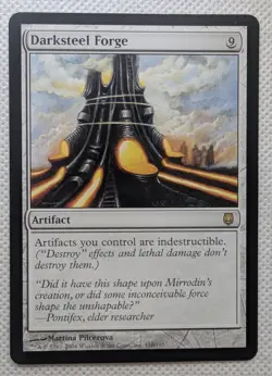 MTG Darksteel Forge Darksteel 110/165 Artifact Regular Excellent Light Wear - Image 1