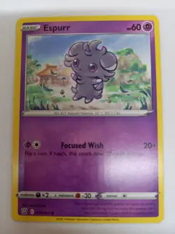 Pokemon Card Espurr 060/163 Common SWSH Battle Styles Pack Fresh - Image 1