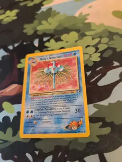 Pokemon TCG Misty's Tentacruel Holo Card Gym Heroes 10/132 Unlimited Rare LP - Image 3