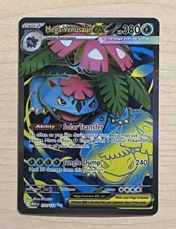 Pokemon Me01: Mega Evolution Mega Venusaur EX Holo Card 155/132 Ultra Rare EN - Image 1