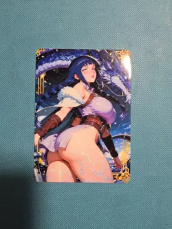Beautiful Waifu Glow Card -Hinata -Goddess ACG Custom DIY Fan Art Card - Image 2