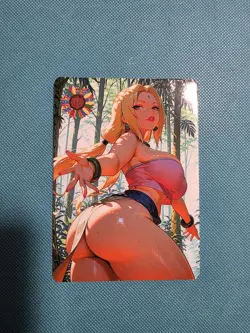 Beautiful Waifu Card -Tsunade -Goddess ACG Custom DIY Fan Art Card - Image 1