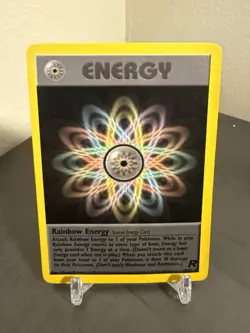 Rainbow Energy 80/82 - Team Rocket Non Holo Pokemon Card Unlimited Rare Card - Image 1