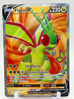 Pokemon TCG Flygon v Full Art Holo Ultra Rare Card 164/172 Brilliant Stars - Image 1