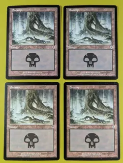 Swamp (341) x4 Invasion 4x Magic the Gathering MTG - Image 1