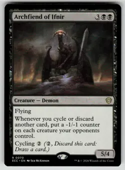 Archfiend of Ifnir Normal R Commander: Lorwyn Eclipsed 70 NM - Image 1