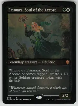 Emmara, Soul of the Accord (Foil Etched) Foil M Starter Commander Decks 2 NM - Image 1