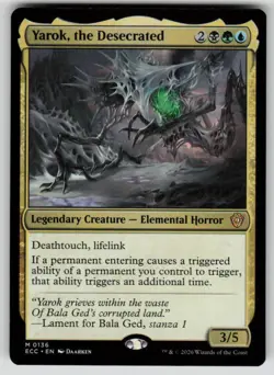 Yarok, the Desecrated Normal M Commander: Lorwyn Eclipsed 136 NM - Image 1