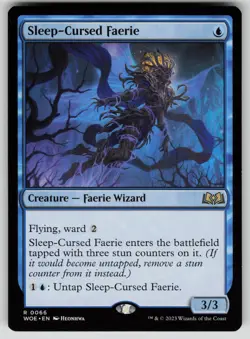 Sleep-Cursed Faerie Normal R Wilds of Eldraine 66 NM - Image 1