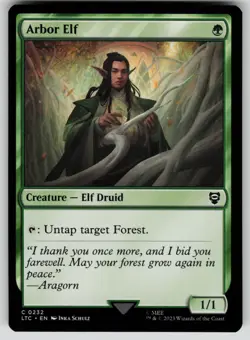 Arbor Elf Normal C The Lord of the Rings 232 NM - Image 1