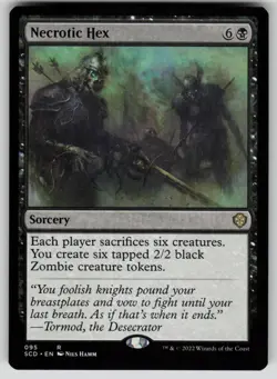 Necrotic Hex Normal R Starter Commander Decks 95 NM - Image 1