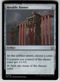 Heraldic Banner Normal U Foundations 254 NM - Image 1