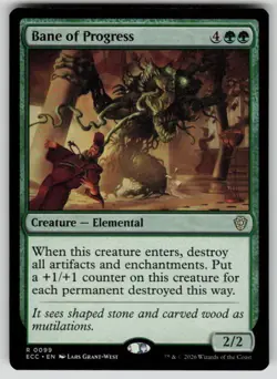 Bane of Progress Normal R Commander: Lorwyn Eclipsed 99 NM - Image 1