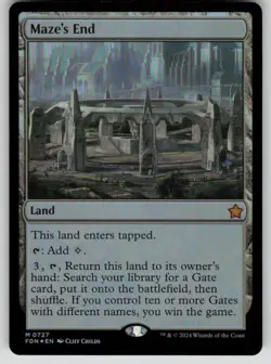 Maze's End Foil M Foundations 727 NM - Image 1