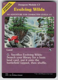 Evolving Wilds (Dungeon Module) Normal C AFR 353 NM - Image 1
