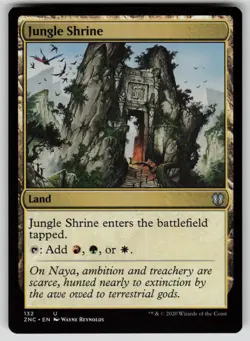 Jungle Shrine Normal U Commander: Zendikar Rising 132 NM - Image 1