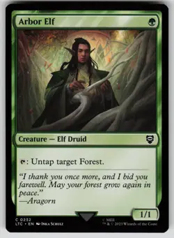 Arbor Elf Normal C The Lord of the Rings 232 NM - Image 1