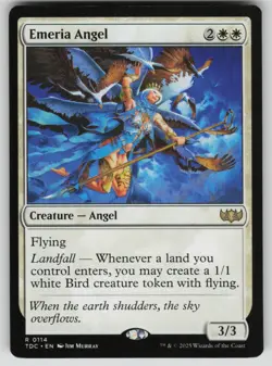 Emeria Angel Normal R Commander: Tarkir: Dragonstorm 114 NM - Image 1