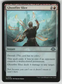 Ghostfire Slice Foil U Modern Horizons 3 123 NM - Image 1