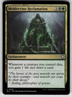 Moldervine Reclamation Normal U Commander: Bloomburrow 255 NM - Image 1