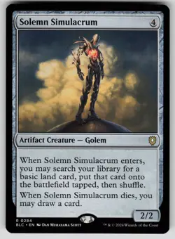Solemn Simulacrum Normal R Commander: Bloomburrow 284 NM - Image 1