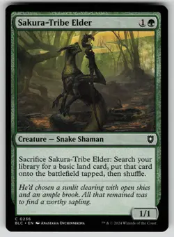 Sakura-Tribe Elder Normal C Commander: Bloomburrow 236 NM - Image 1