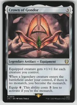 Crown of Gondor Normal R The Lord of the Rings 75 NM - Image 1