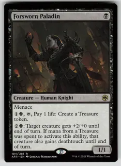 Forsworn Paladin Normal R Adventures in the Forgotten Realms 104 NM - Image 1