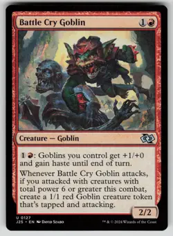 Battle Cry Goblin Normal U Foundations Jumpstart 127 NM - Image 1