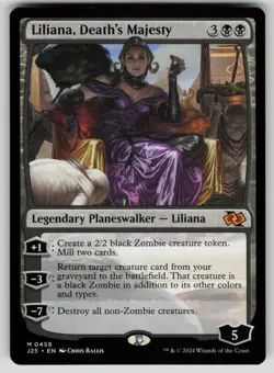 Liliana, Death's Majesty Normal M Foundations Jumpstart 458 NM - Image 1