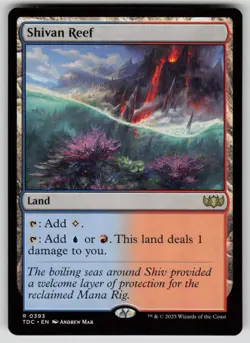Shivan Reef Normal R Commander: Tarkir: Dragonstorm 393 NM - Image 1