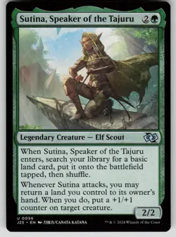 Sutina, Speaker of the Tajuru (Anime) Normal U Foundations Jumpstart 56 NM - Image 1