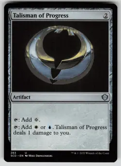 Talisman of Progress Normal U Starter Commander Decks 283 NM - Image 1