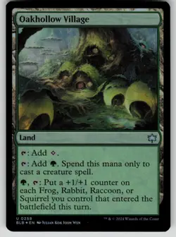 Oakhollow Village Foil U Bloomburrow 258 NM - Image 1