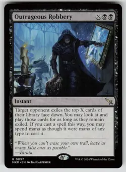 Outrageous Robbery Normal R Murders at Karlov Manor 97 NM - Image 1