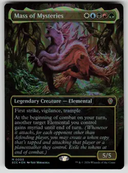 Mass of Mysteries (Borderless) Foil M Commander: Lorwyn Eclipsed 3 NM - Image 1